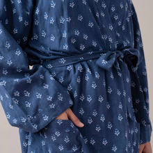 Load image into Gallery viewer, Tulip Navy and Blue Robe (Greymarket)
