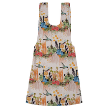 Load image into Gallery viewer, Pinafore apron, Lichen forest, Betsy Olmsted