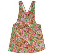Load image into Gallery viewer, Pinafore apron: Moss; Betsy Olmsted