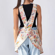 Load image into Gallery viewer, Pinafore Apron-Paisley Forest, Betsy Olmsted
