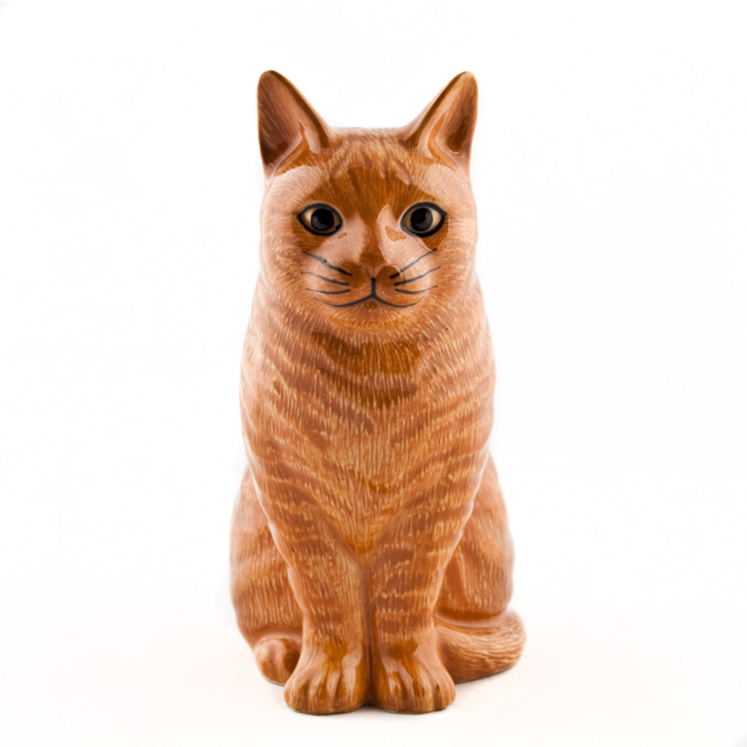 Orange cat figurine