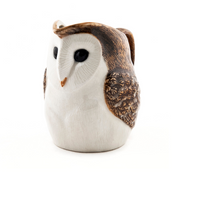 Load image into Gallery viewer, Quail ceramics, small barn owl jug
