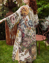 Load image into Gallery viewer, Love Grows Wild Opera Duster Kimono Robe w/ Bees
