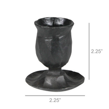 Load image into Gallery viewer, Black metal taper holder
