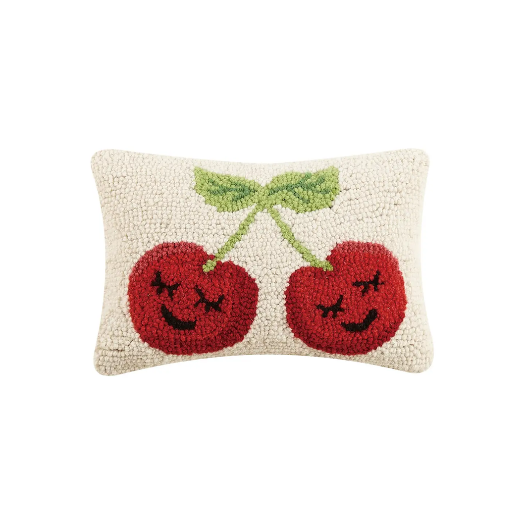Cherries hook pillow