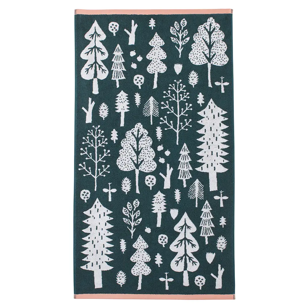 Forest bath towel