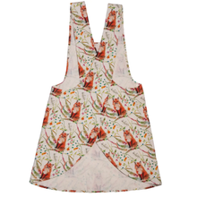 Load image into Gallery viewer, Pinafore apron foxes
