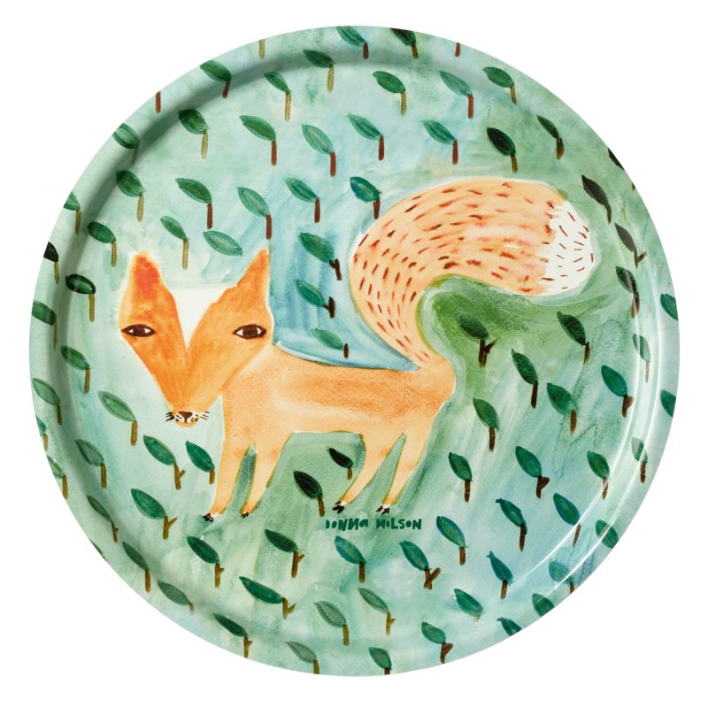 Fox in the Leaves tray, Donna Wilson