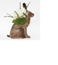 Load image into Gallery viewer, Quail ceramics, large hare vase
