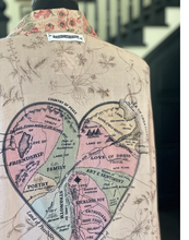 Load image into Gallery viewer, Map of My Heart Cropped Bamboo Kimono Cardigan
