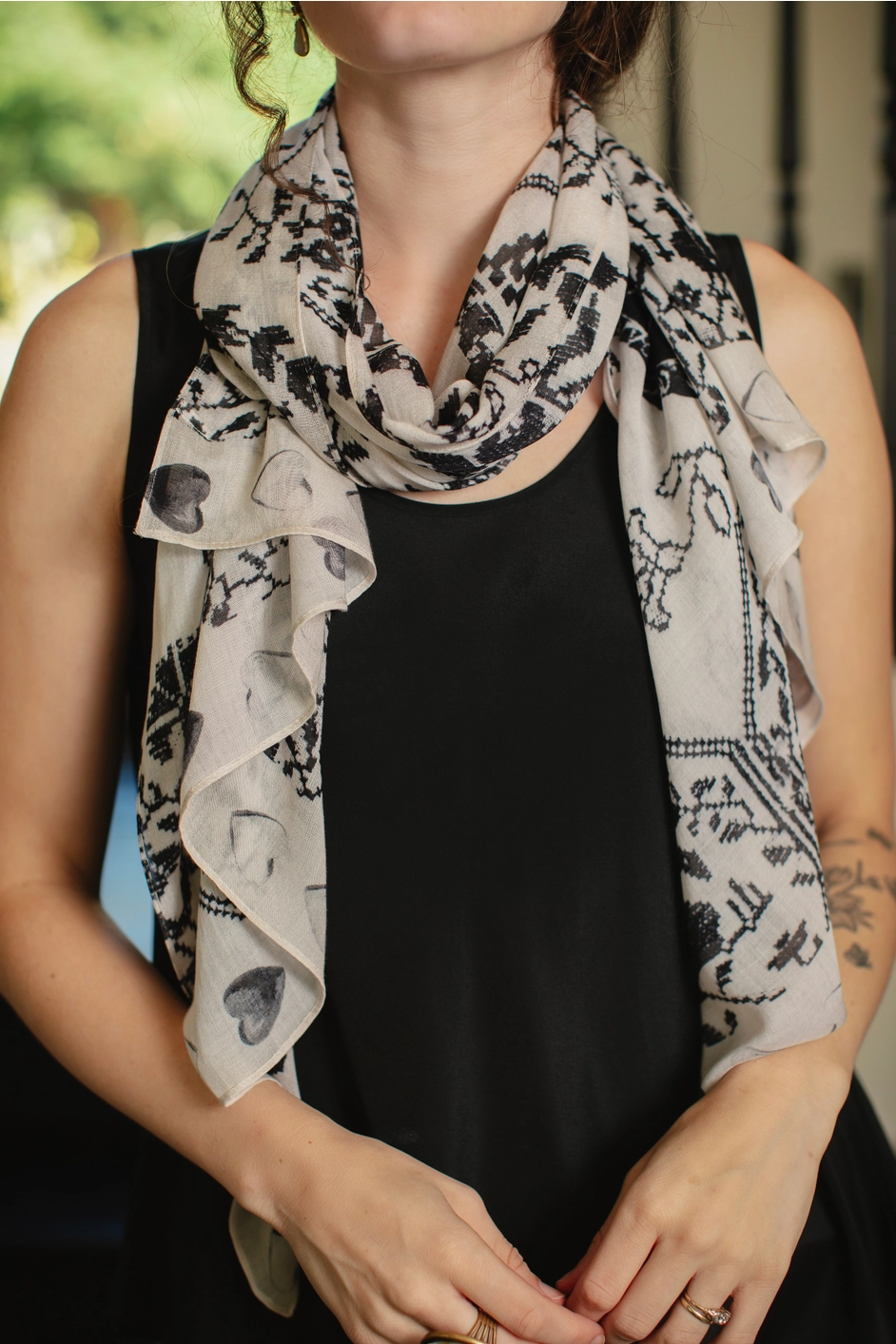 Token of Love Printed Scarf