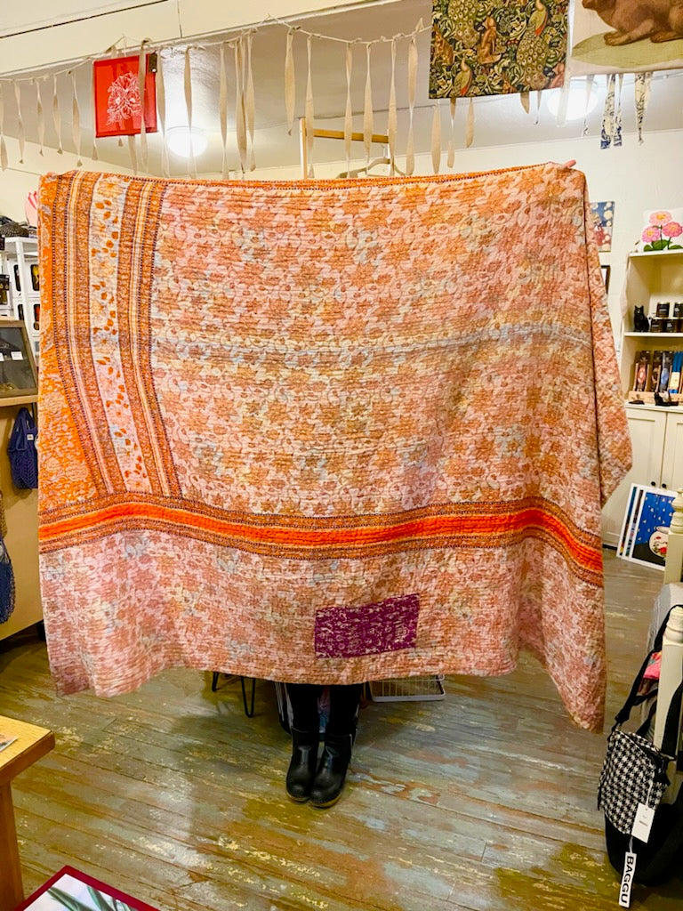 Kantha throw