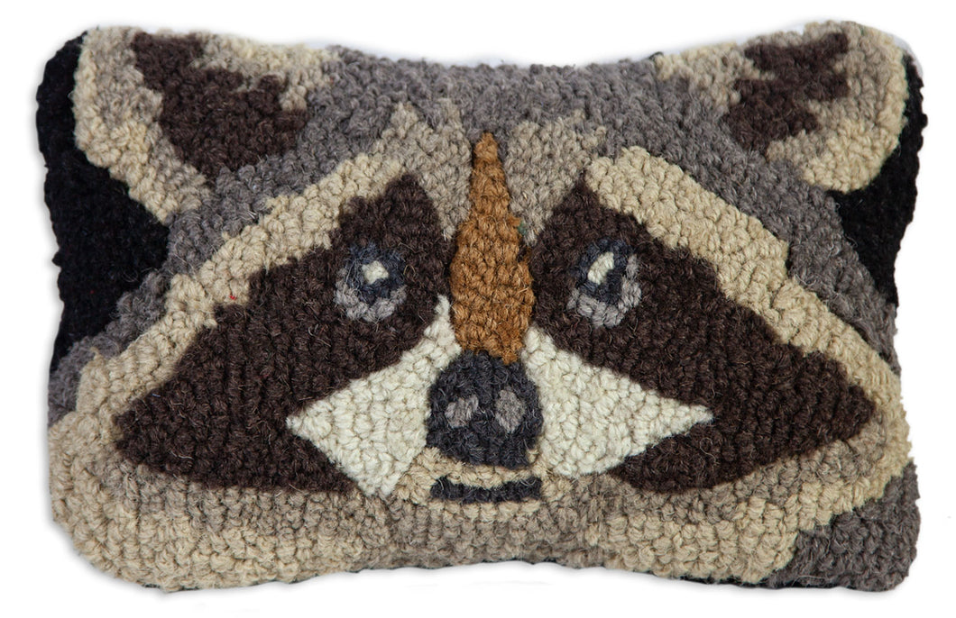 Raccoon mini pillow