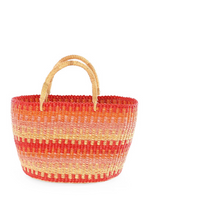 Load image into Gallery viewer, Sunset Patterned Grass Tote
