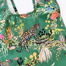 Load image into Gallery viewer, Pinafore apron Felidae Tree
