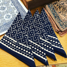 Load image into Gallery viewer, Indigo napkins, set of four
