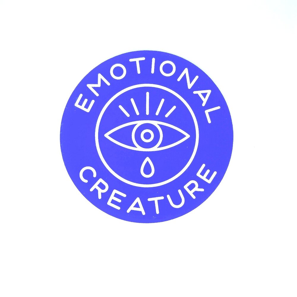 Emotional creature sticker