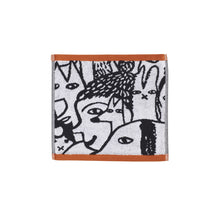 Load image into Gallery viewer, Folk design face towel, Donna Wilson
