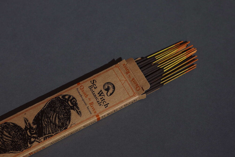 All natural incense: Quoth the Raven, with orange, cinnamon & clove